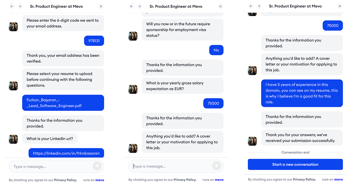 See your chatbot in action